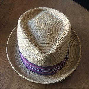 Scala Coba - Straw Fedora Hat